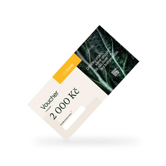 Elektronický dárkový voucher na libovolné produkty s platností 1 rok a unikátním kódem