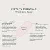 Fertility Essentials multivitamín pro podporu plodnosti se 120 práškovými a 60 tekutými kapslemi pro zdravé početí a vývoj plodu