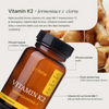 Balení vitamínu K2-MK7 z fermentované cizrny pro zdraví kostí a srdce bez GMO