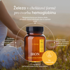 Kapsle železa ve formě bisglycinátu železnatého pro lepší vstřebatelnost a podporu imunitního systému