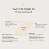 Daily F20 Complex přírodní multivitamíny s vitamíny B, D3, K2, zinkem, selenem a organickým jódem z mořských řas