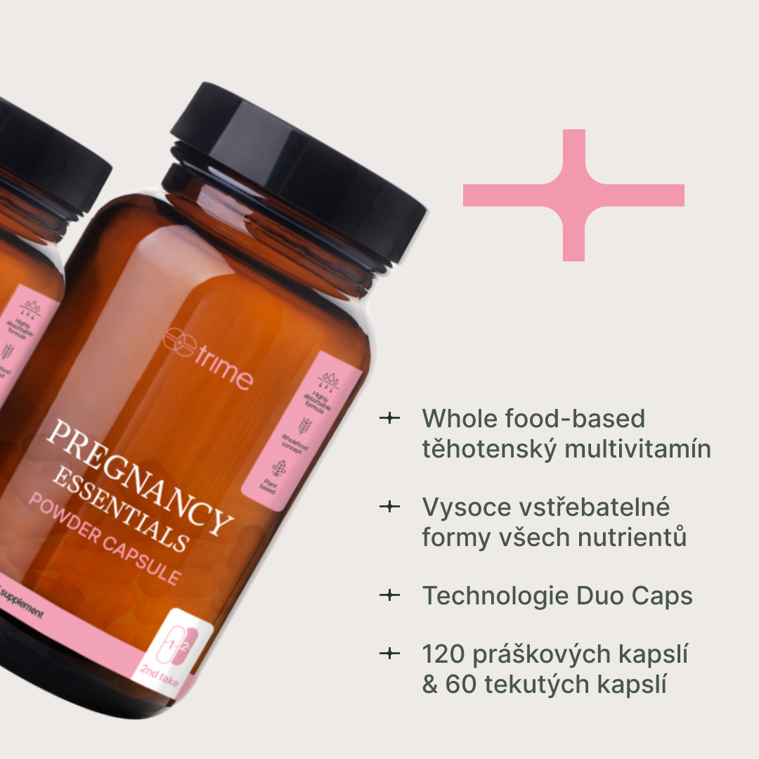 Těhotenský multivitamín pro podporu maminky a miminka během těhotenství a kojení