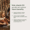 Dětský vitamín D3 z řas pro zdravé kosti a imunitu bez pesticidů a GMO
