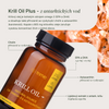 Krill Oil+ omega-3 kapsle z antarktického krilu s astaxanthinem a cholinem, udržitelný rybolov
