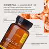 Krill Oil+ Trime – infografika benefitov krilového oleja, astaxantín, cholín, fosfolipidová forma