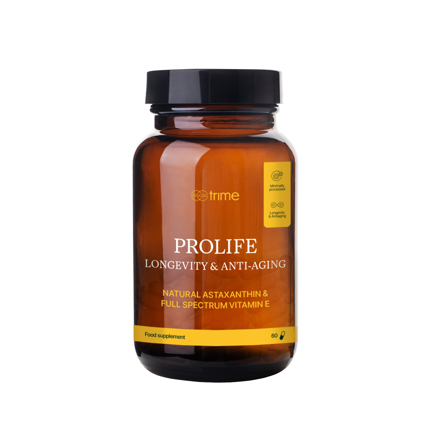 Dvousložková antioxidační směs s plnospektrálním vitamínem E a bio Astaxanthinem pro ochranu buněk a anti-aging