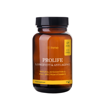 Dvousložková antioxidační směs s plnospektrálním vitamínem E a bio Astaxanthinem pro ochranu buněk a anti-aging