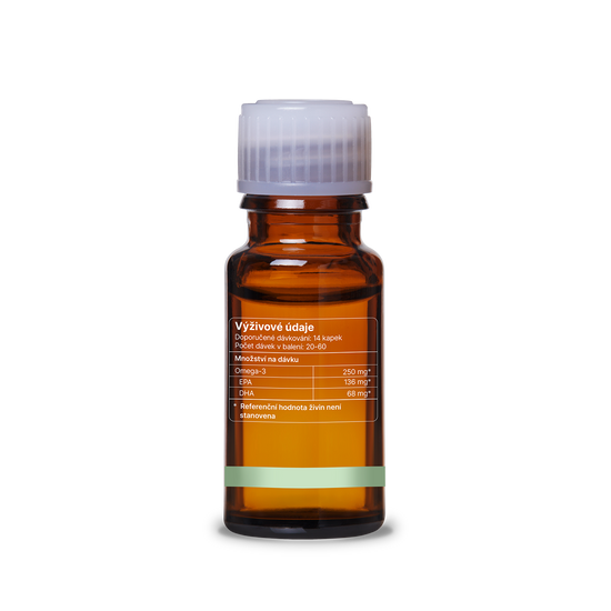 Dětský doplněk Kids Omega-3 s EPA a DHA pro vývoj mozku a zraku s citronovou příchutí